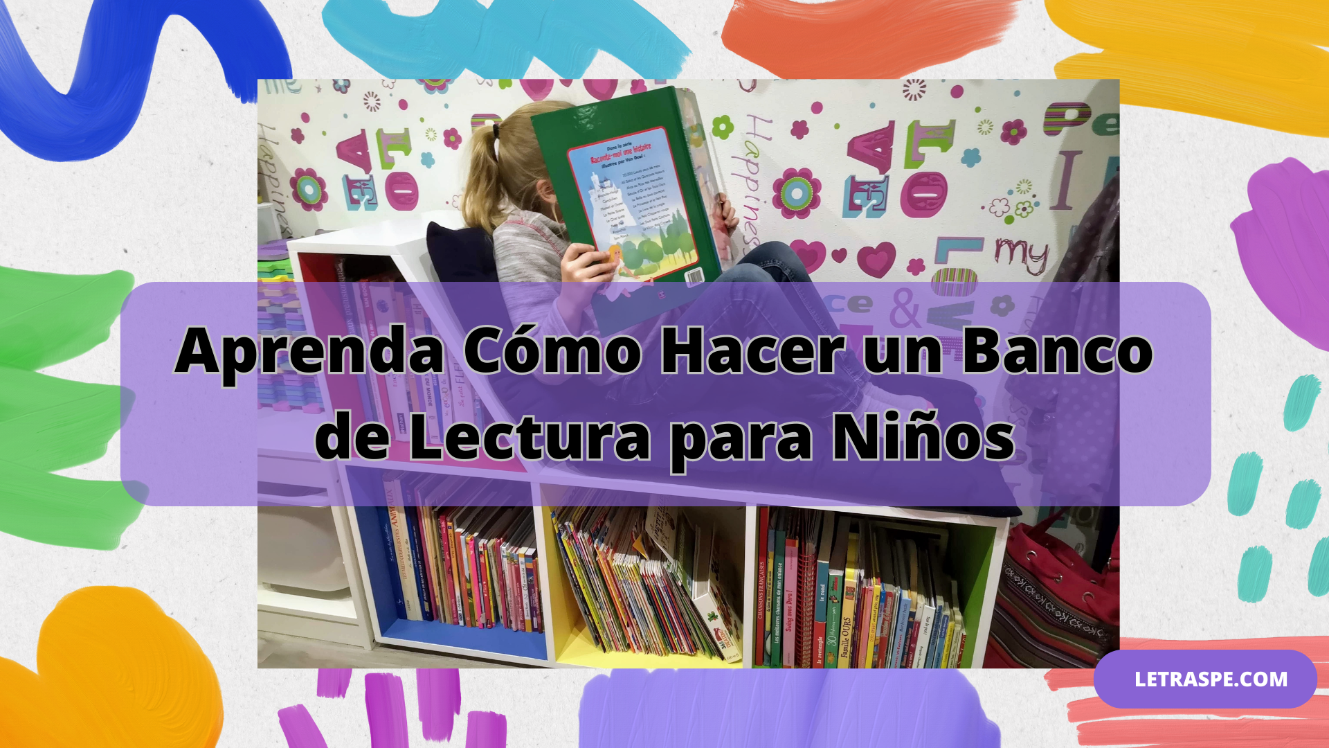 Aprenda Cómo Hacer un Banco de Lectura para Niños