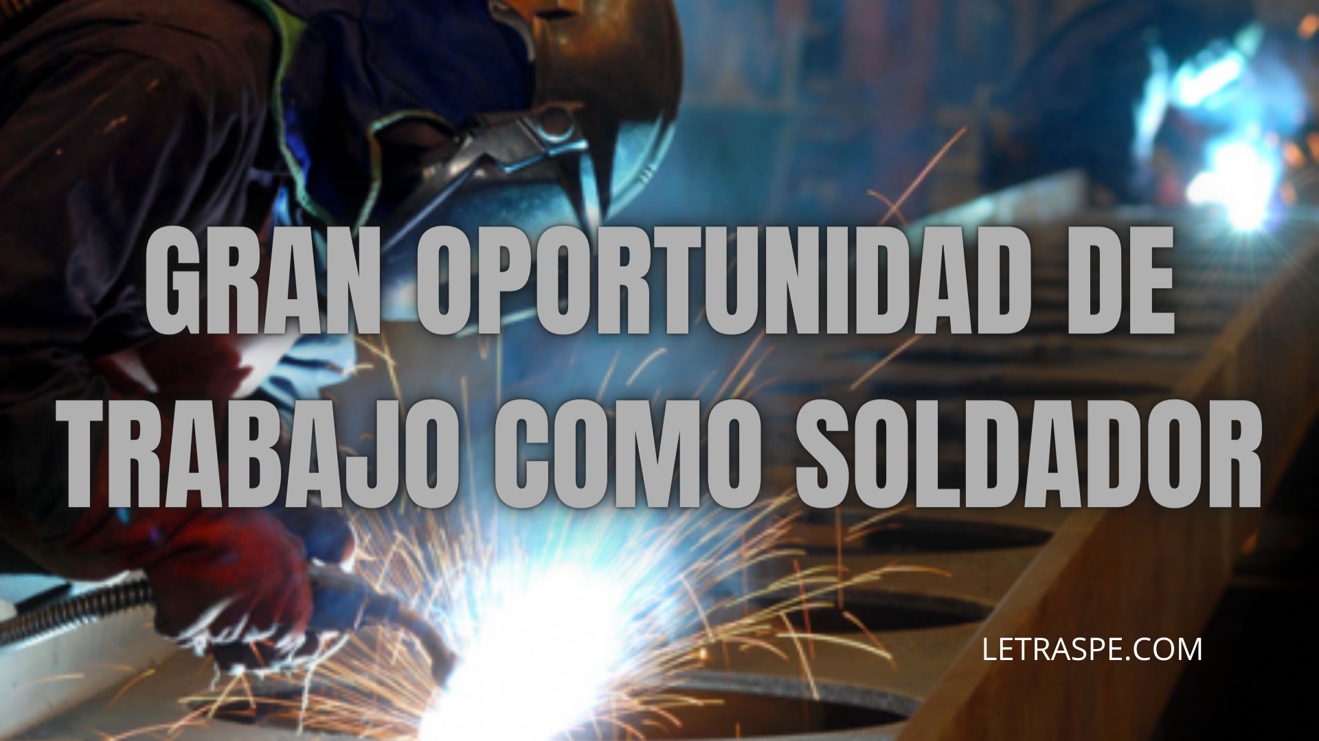 GRAN OPORTUNIDAD DE TRABAJO COMO SOLDADOR